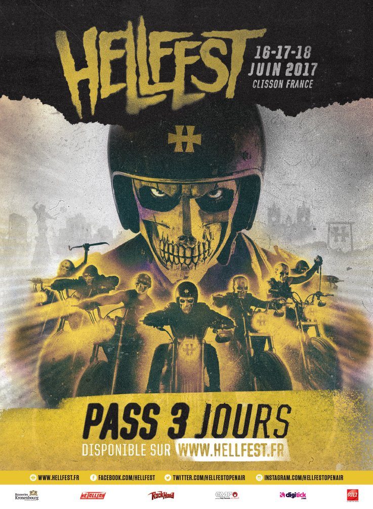 LE HELLFEST AFFICHE LA MOTO