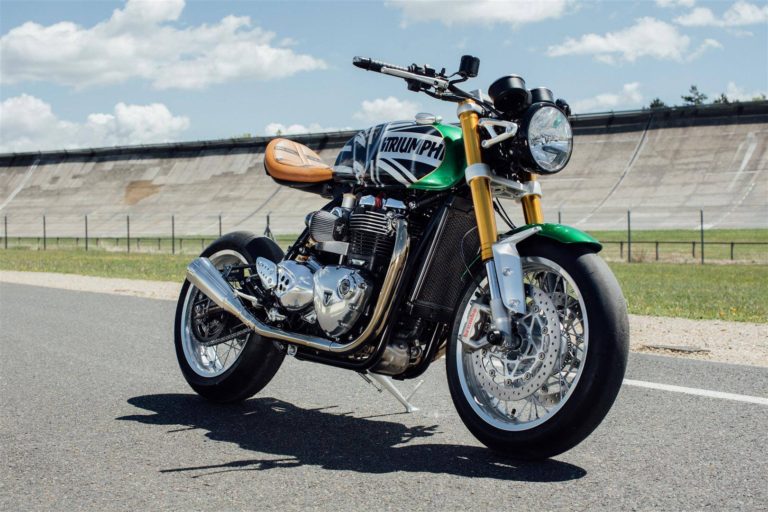 Triumph Montlhery remporte le Thruxton Project Triumph Montlhery remporte le Thruxton Project