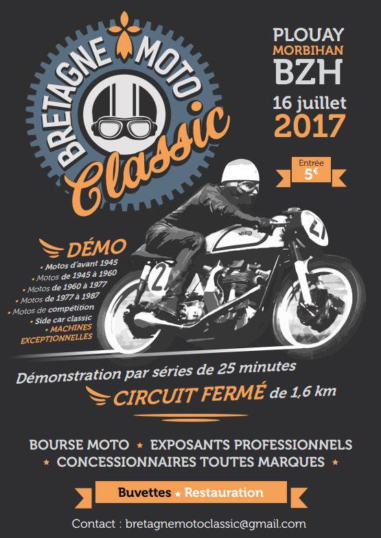 Bretagne Motoclassic // Plouay (56), 16 Juillet 2017