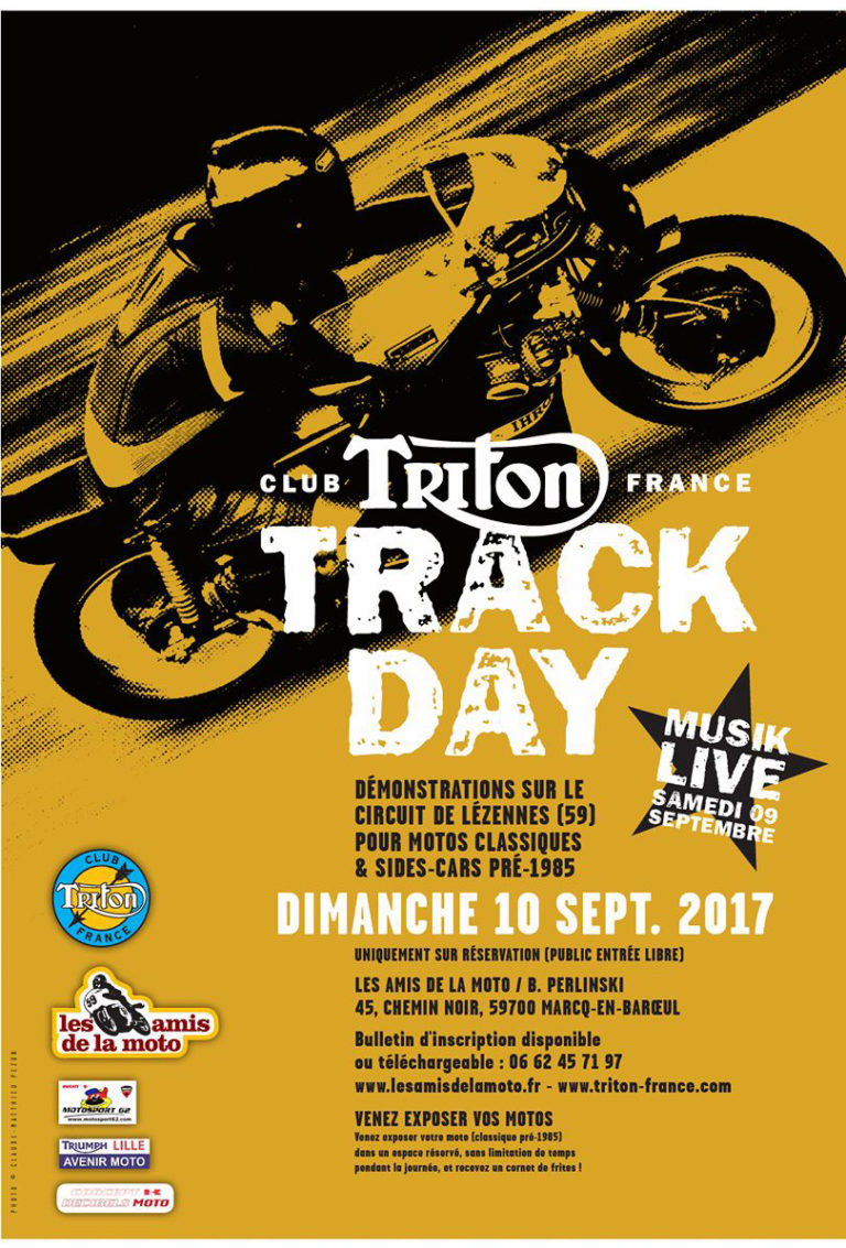 Triton Track Days 2017 c’est bientôt
