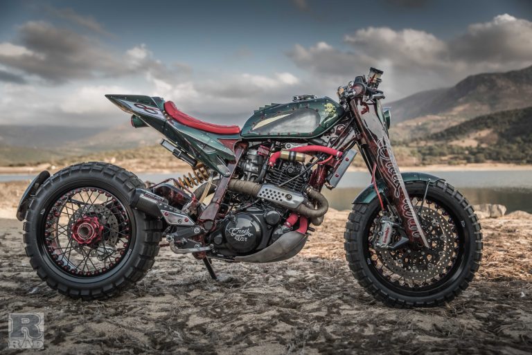 ‘Eroïk War’ la Yamaha XTZ660  de Kekedesign