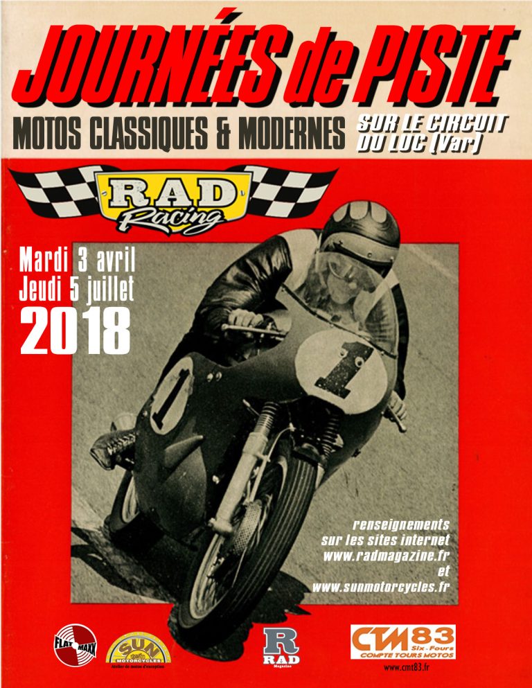 Journées Piste RAD Racing 2018, c’est reparti pour deux journées !