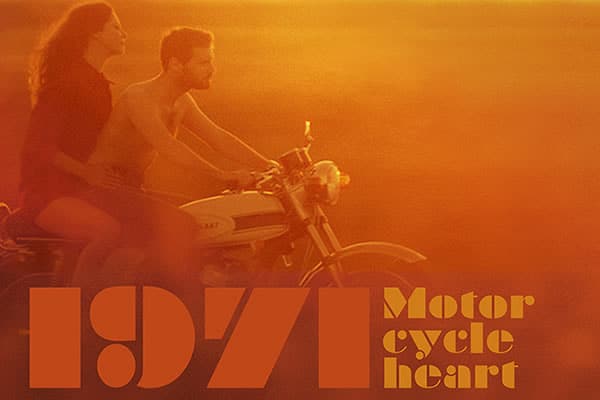 1971 Motorcycle Heart, rencontre imaginaire de l’Art et de la moto