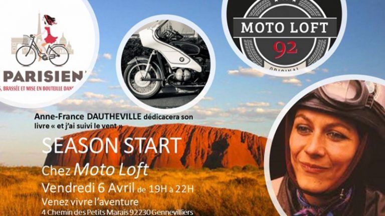 Bush Australien et voyageuse en BMW chez MotoLoft