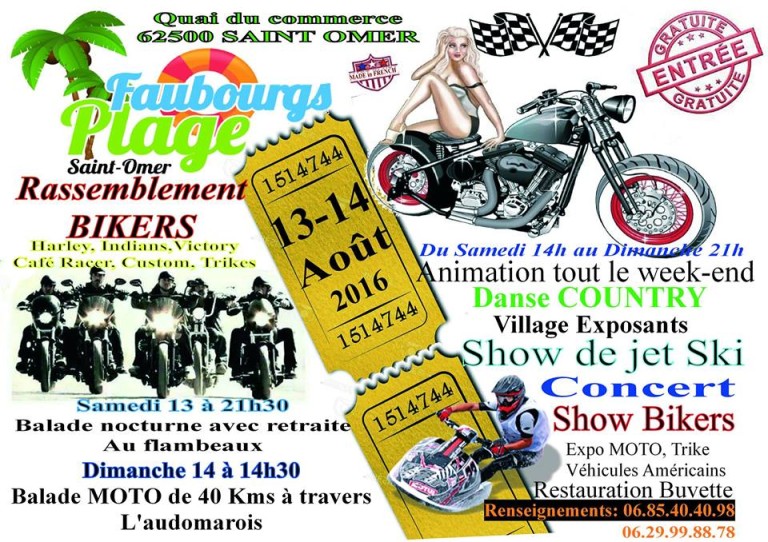 FAUBOURGS PLAGE le 13-14 AOÛT à St OMER (62) FAUBOURGS PLAGE le 13-14 AOÛT à St OMER (62)