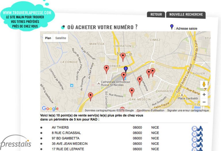 POUR TROUVER RAD EN KIOSQUE POUR TROUVER RAD EN KIOSQUE