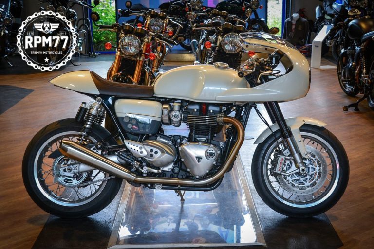 Une très belle Thruxton by Triumph RPM77