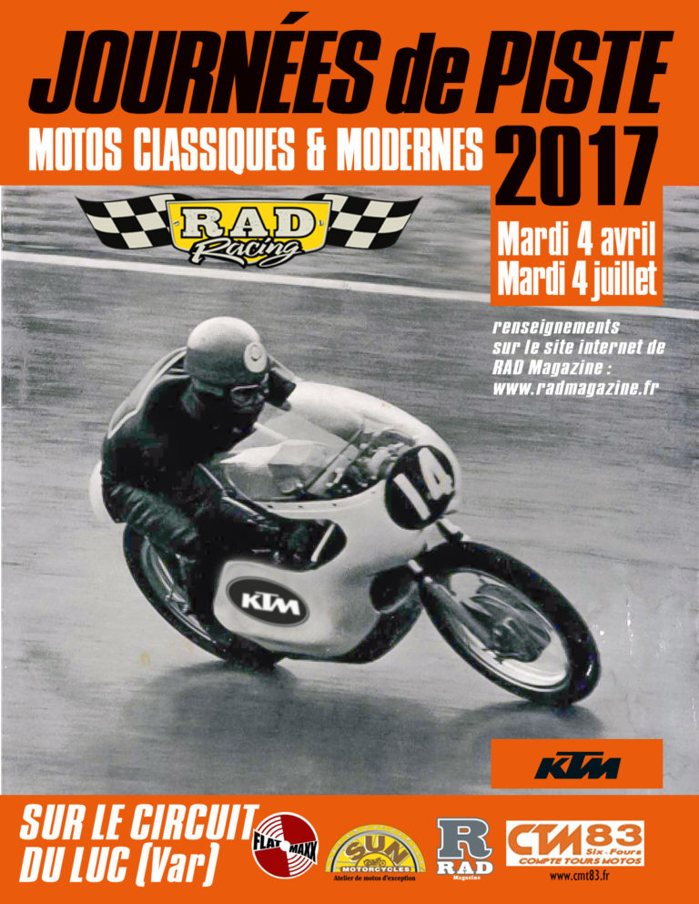 DEUX JOURNÉES DE PISTE RAD RACING EN 2017